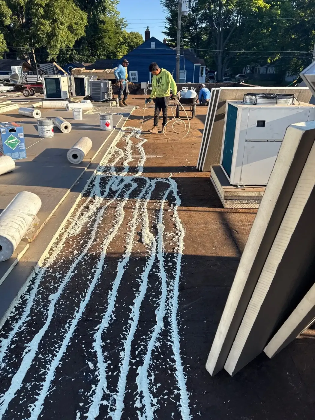 Membrane repair completed in Greentown