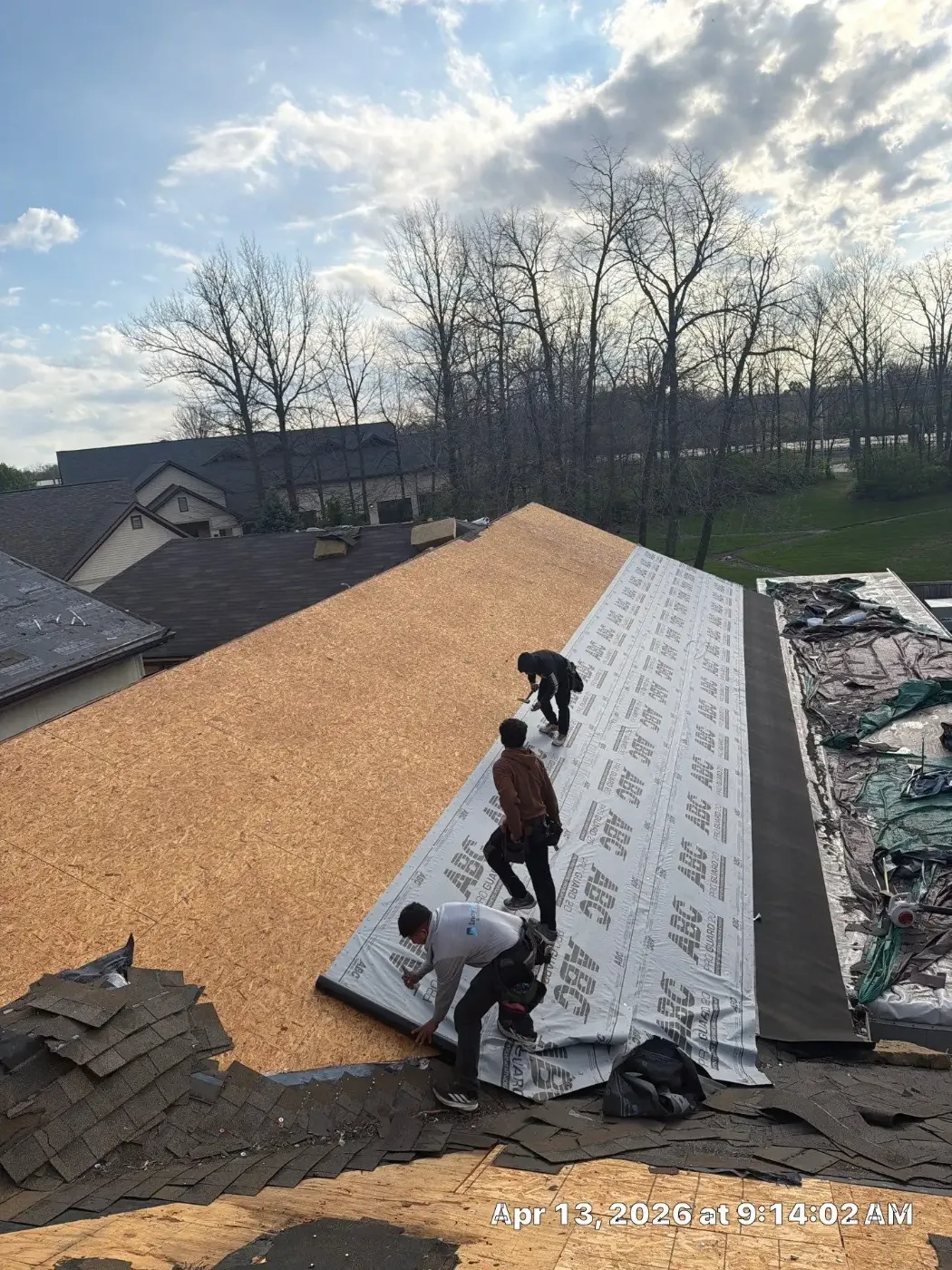 Membrane repair completed in Greentown